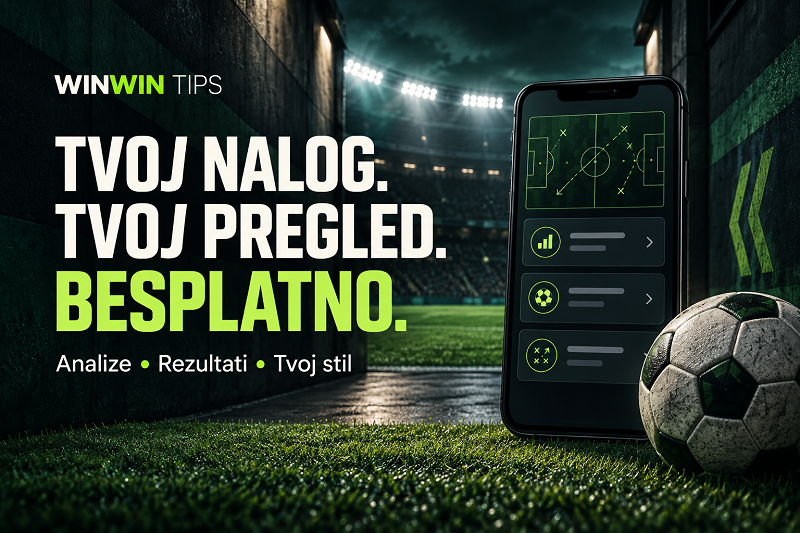 Besplatan WINWIN TIPS nalog: analize, rezultati i lični izgled, uz telefon na fudbalskom stadionu